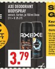 Deodorant Bodyspray Angebote von Axe bei Marktkauf Arnsberg für 3,79 €