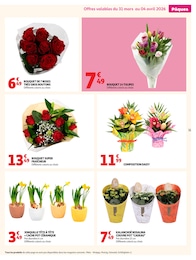 Prix et réduction Roses dans le prospectus Auchan Supermarché en cours Offre Roses dans le catalogue Auchan Supermarché du moment à la page 11