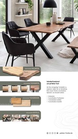 Aktueller Polstermöbel Fischer Prospekt mit Holz, "Holztische", Seite 5