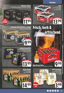 Bier im EDEKA Prospekt "Aktuelle Angebote" mit 30 Seiten (Dinslaken)