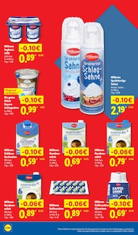 Sahne im Lidl Prospekt "Der Preisführer macht Deutschland dauerhaft günstiger!" mit 36 Seiten (Aachen)