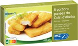 8 portions panées de Colin d'Alaska MSC - PICARD à 4,79 € dans le catalogue Picard