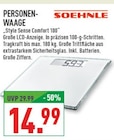 Aktuelle Personenwaage Angebote bei Marktkauf in Recklinghausen Aktuelles Style Sense Comfort 100 Angebot bei Marktkauf in Recklinghausen ab 14,99 €