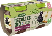 Spar Les Goudes - Bon plan sur les Petits Pots de bébé pommes pruneaux dès 4/6 mois Les Récoltes Bio Promo Bon plan sur les Petits Pots de bébé pommes pruneaux dès 4/6 mois Les Récoltes Bio dans le catalogue Spar "Les promos Sparfaites !" à Les Goudes