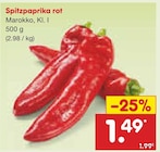 Netto Marken-Discount Bedburg - Spitzpaprika rot Angebot im Prospekt Spitzpaprika rot bei Netto Marken-Discount im Bedburg Prospekt für 1,49 €
