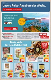 Discounter Reisen Angebot im aktuellen REWE Prospekt auf Seite 23