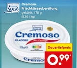 Cremoso Frischkäsezubereitung im Netto Marken-Discount Prospekt Cremoso Frischkäsezubereitung von Gutes Land im aktuellen Netto Marken-Discount Prospekt für 0,99 €