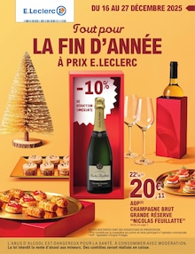 Prospectus E.Leclerc à Auxonne, "Tout pour LA FIN D'ANNÉE À PRIX E.LECLERC", 80 pages de promos valables du 16/12/2025 au 27/12/2025