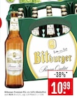 Aktuelles Bitburger Premium Pils oder 0,0% Alkoholfrei Angebot bei Marktkauf in Heidenheim (Brenz) ab 10,99 €