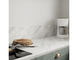 Brico Dépôt Carcassonne - Promo Crédence effet marbre blanc L.240 x H.20 cm x Ep. 8 mm Promo Crédence effet marbre blanc L.240 x H.20 cm x Ep. 8 mm à 39,90 € dans le catalogue Brico Dépôt à Carcassonne