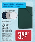 Aktuelle Spannbettlaken Angebote bei ALDI Nord in Hamburg Aktuelles Jersey-Spannbetttuch Angebot bei ALDI Nord in Hamburg ab 3,99 €