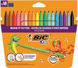 18 feutres de coloriage pointe moyenne - BIC Kids - Intermarché Express à Houilles 18 feutres de coloriage pointe moyenne - BIC Kids en promo chez Intermarché Express Houilles à 2,96 €
