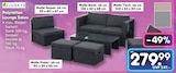 Polyrattan Lounge Salou Angebote von Juskys bei Netto Marken-Discount Chemnitz für 279,99 €