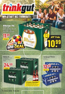 Bitburger im aktuellen E center Prospekt (Moers) Bitburger im E center Prospekt "Aktuelle Angebote" mit 30 Seiten (Moers)