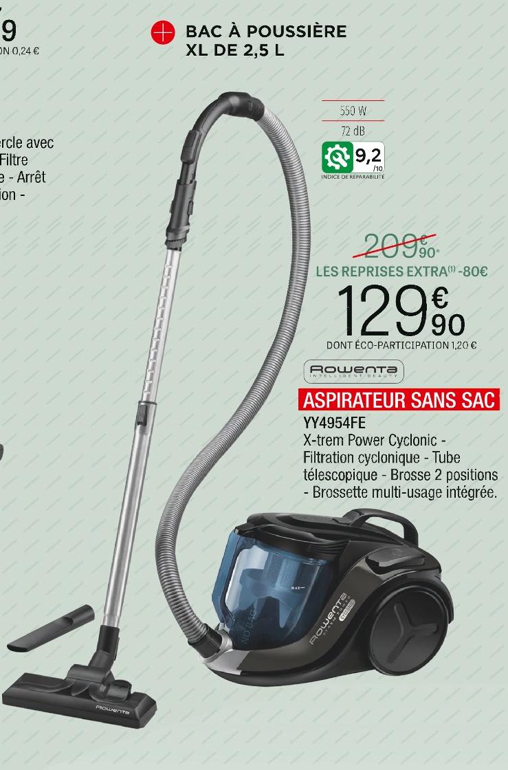 Promo Electrolux aspirateur sans sac pc91-6mg chez Conforama