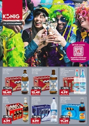 Aktueller Getränke König Prospekt, "DIE GETRÄNKEKÖNNER", mit Angeboten der Woche, gültig von 09.02.2026 bis 09.02.2026