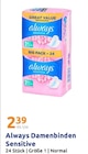 Damenbinden Sensitive von Always im aktuellen Action Prospekt