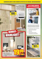 Rollo im wohnstore Westermann Prospekt in Gütersloh Aktueller wohnstore Westermann Prospekt mit Rollo, "DRAUSSEN HERBST, DRINNEN GEMÜTLICH!", Seite 9