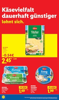 Tilsiter Angebot im Lidl Prospekt, gültig von 02.08.2026 bis 31.12.2026 Tilsiter Angebot im aktuellen Lidl Prospekt auf Seite 36