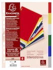 Intercalaires 6 positions - A4 - polypropylène coloré - Exacompta en promo chez Bureau Vallée Intercalaires 6 positions - A4 - polypropylène coloré - Exacompta dans le catalogue Bureau Vallée