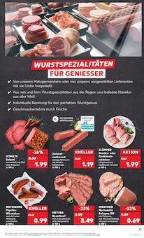 Zwiebelmettwurst im aktuellen Kaufland Prospekt (Duisburg) Zwiebelmettwurst im Kaufland Prospekt "Aktuelle Angebote" mit 50 Seiten (Duisburg)