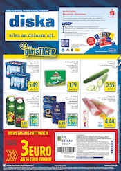 diska Discounter Prospekt der aktuellen Woche mit 12 Seiten, gültig von 07.04.2026 bis 11.04.2026, in Konradsreuth und Umgebung Aktueller diska Discounter Prospekt in Konradsreuth und Umgebung, "alles an deinem ort." mit 12 Seiten, 07.04.2026 - 11.04.2026