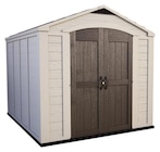 Abri de jardin résine 8,5 m² - Keter - Brico Dépôt à Tours Abri de jardin résine 8,5 m² - Keter en promo chez Brico Dépôt Tours à 999,00 €
