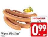Wiener Würstchen im Angebot bei EDEKA in Heidenheim Wiener Würstchen Angebote bei EDEKA Heidenheim für 0,99 €