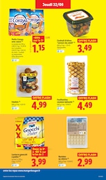 Prix et réduction Gnocchi À Poêler dans le prospectus Lidl en cours Offre Gnocchi À Poêler dans le catalogue Lidl du moment à la page 17