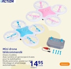 Mini drone télécommandé en promo chez Action Saumur à 14,95 €