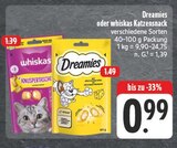 Knuspertasche Angebote von whiskas bei EDEKA Gera für 0,99 €