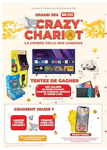Catalogue Auchan Hypermarché de la semaine "25 JOURS AUCHAN" avec 2 pages, valide du 27/10/2026 au 01/11/2026 pour Grande-Synthe et alentours Prospectus Auchan Hypermarché de la semaine "25 JOURS AUCHAN" avec 2 pages, valide du 27/10/2026 au 01/11/2026 pour Grande-Synthe et alentours