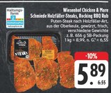 Aktuelle Steak Angebote bei EDEKA in Erlangen Aktuelles Chicken & More Schmiede Holzfäller-Steaks, Rocking BBQ Rub Angebot bei EDEKA in Erlangen ab 5,89 €