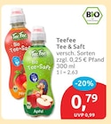 TeeFee Tee & Saft Apfel im aktuellen budni Prospekt