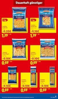 Nudeln im aktuellen Lidl Prospekt (Stuttgart) Nudeln im Lidl Prospekt "Der PreisfĂĽhrer macht Deutschland dauerhaft gĂĽnstiger!" mit 18 Seiten (Stuttgart)