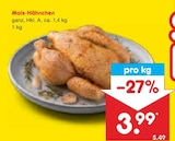 Mais-Hähnchen für 3,99 € bei Netto Marken-Discount im Angebot Mais-Hähnchen im aktuellen Netto Marken-Discount Prospekt