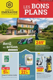 Catalogue Espace Emeraude à Kergrist, avec 4 pages Prospectus Espace Emeraude à Kergrist: "Avril en action", 4} pages, 08/04/2026 - 18/04/2026