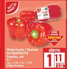 EDEKA Fredersdorf-Vogelsdorf - Paprika, rot Angebot im Prospekt Paprika, rot bei EDEKA im Fredersdorf-Vogelsdorf Prospekt für 1,11 €