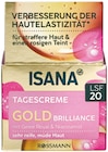 Gold Brilliance Tagescreme im Rossmann Prospekt Gold Brilliance Tagescreme von Isana im aktuellen Rossmann Prospekt für 6,99 €