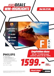 Philips Angebote im Prospekt "LET'S GO! DEALS WM-HIGHLIGHTS" von MediaMarkt Saturn Philips Angebote im Prospekt "LET'S GO! DEALS WM-HIGHLIGHTS" von MediaMarkt Saturn auf Seite 9