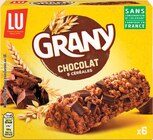 Barres Céréales Chocolat - GRANY à 0,70 € dans le catalogue Intermarché Super