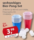 Aktuelles sechseckiges Bier-Pong-Set Angebot bei Sonderpreis Baumarkt in Rheda-Wiedenbrück ab 3,99 €