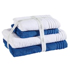 FROTTIERSET SET VIENNA STYLE Blau, Weiß 4-teilig von Vossen im aktuellen XXXLutz Möbelhäuser Prospekt für 59,99 €