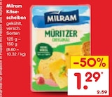 Käse-scheiben bei Netto Marken-Discount im Eberswalde Prospekt für 1,29 €
