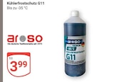 Kühlerfrostschutz G11 im Angebot bei GLOBUS in Maintal Kühlerfrostschutz G11 Angebote von aroso bei GLOBUS Maintal für 3,99 €