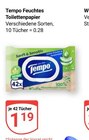 Aktuelles Feuchtes Toilettenpapier Angebot bei GLOBUS in Duisburg ab 1,19 €