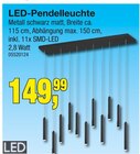 LED-Pendelleuchte im Angebot bei Die Möbelfundgrube in Trier LED-Pendelleuchte Angebote bei Die Möbelfundgrube Trier für 149,99 €