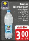 Jakobus Mineralwasser im Angebot bei E center in Krefeld Jakobus Mineralwasser Angebote von EDEKA bei E center Krefeld für 3,00 €