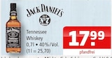 Tennessee Whiskey Angebote von Jack Daniel's bei Getränke Oase Kamen für 17,99 €
