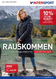 Intersport Voswinkel Prospekt für Grevenbroich mit 8 Seiten Intersport Voswinkel Prospekt für Grevenbroich: "RAUSKOMMEN", 8 Seiten, 02.12.2023 - 16.12.2023